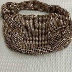 Madison West Gold Rhinestone Bag